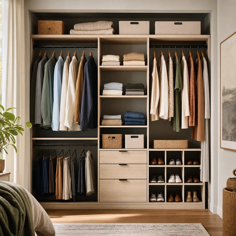 Illustrative image for a closet organizer buying guide