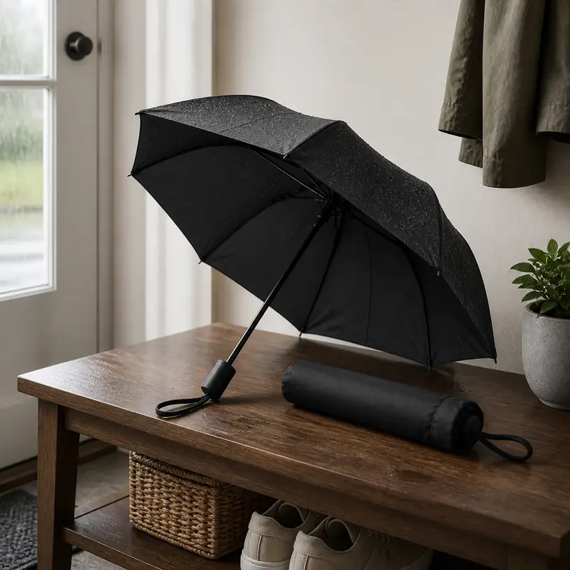Illustrative image for a compact travel umbrella buying guide