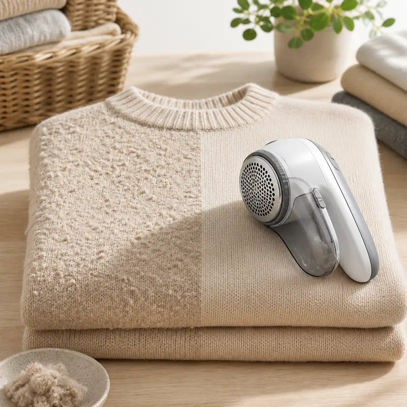 Illustrative image for a fabric shaver buying guide