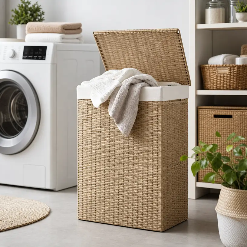 Illustrative image for a laundry hamper buying guide