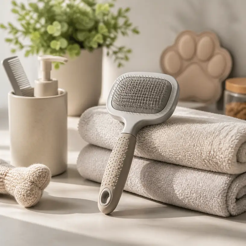 Illustrative image for a pet grooming brush buying guide