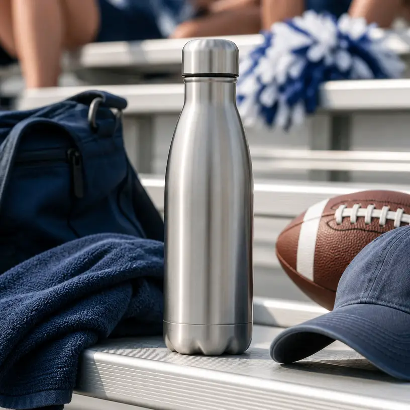 Illustrative insulated water bottle image for a buying guide