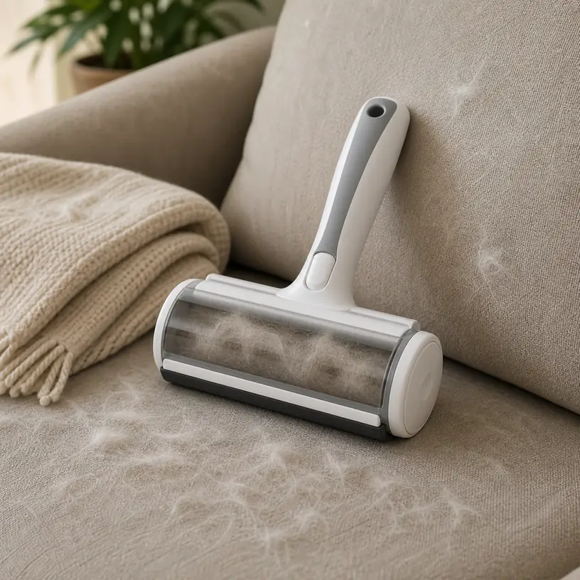Illustrative image for a reusable pet hair remover roller buying guide