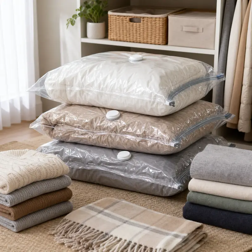 Illustrative image for a vacuum storage bags buying guide